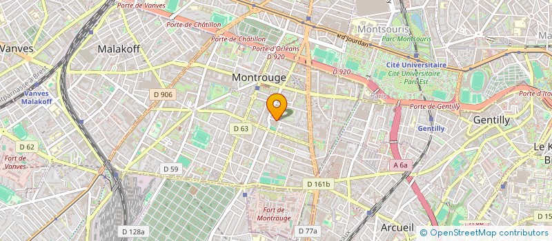 localisation de l'entreprise MONSIEUR THIBAULT AUGAIS  MONTROUGE