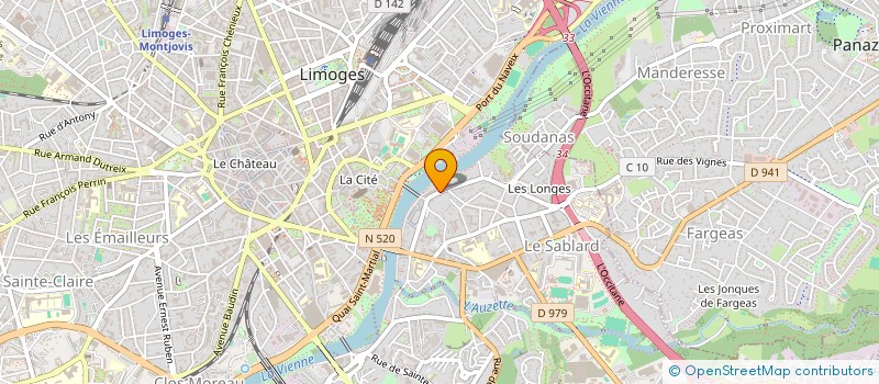 localisation de l'entreprise MONSIEUR THIBAULT AUZANNE à LIMOGES