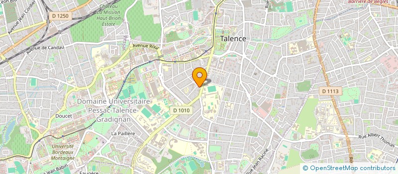 localisation de l'entreprise MONSIEUR THIBAULT BAILLARD  TALENCE