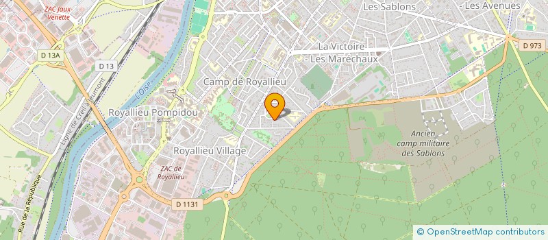 localisation de l'entreprise MONSIEUR THIBAULT BALLOUE  COMPIEGNE