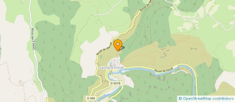 localisation de l'entreprise MONSIEUR THIBAULT BARBIER  GORGES DU TARN CAUSSES