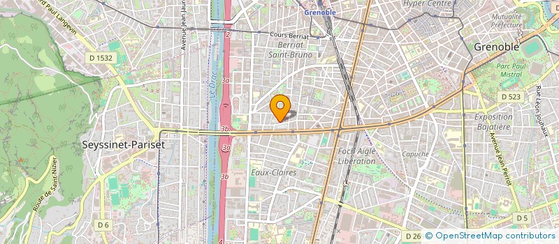 localisation de l'entreprise MONSIEUR THIBAULT BARRON  GRENOBLE