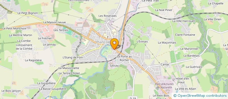 localisation de l'entreprise MONSIEUR THIBAULT BEDEL  PLANCOET