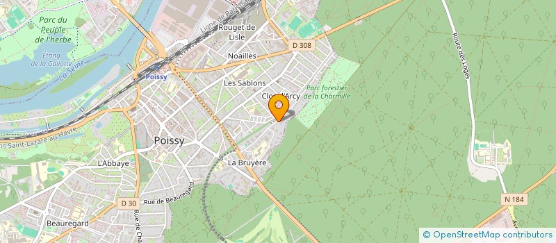 localisation de l'entreprise MONSIEUR THIBAULT BEJERANO CALDERON  POISSY