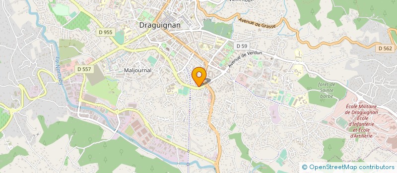 localisation de l'entreprise MONSIEUR THIBAULT BENARD  DRAGUIGNAN