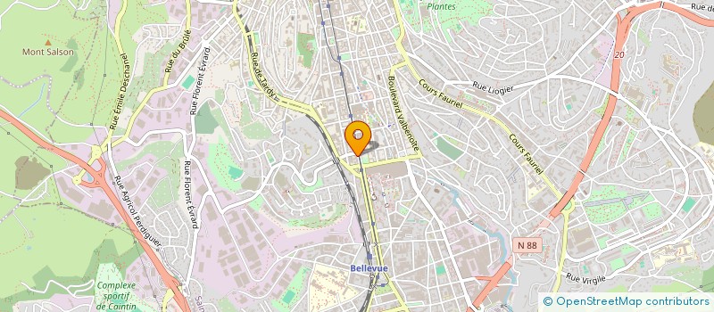 localisation de l'entreprise MONSIEUR THIBAULT BERTHEL  SAINT-ETIENNE