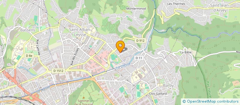 localisation de l'entreprise MONSIEUR THIBAULT BERTHIER à CHAMBERY