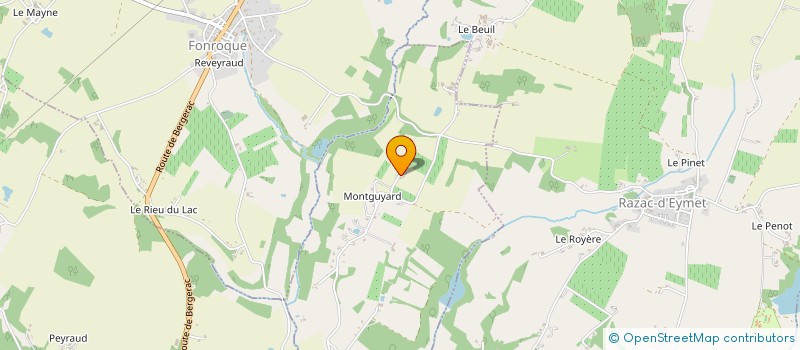 localisation de l'entreprise MONSIEUR THIBAULT BERTIN  FONROQUE