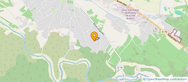 localisation de l'entreprise MONSIEUR THIBAULT BERTOLONE  SAINT-CANNAT