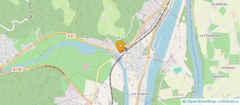 localisation de l'entreprise MONSIEUR THIBAULT BERTRAND à BEAUCHASTEL
