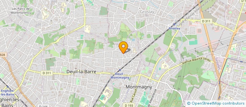 localisation de l'entreprise MONSIEUR THIBAULT BESNIER  DEUIL-LA-BARRE