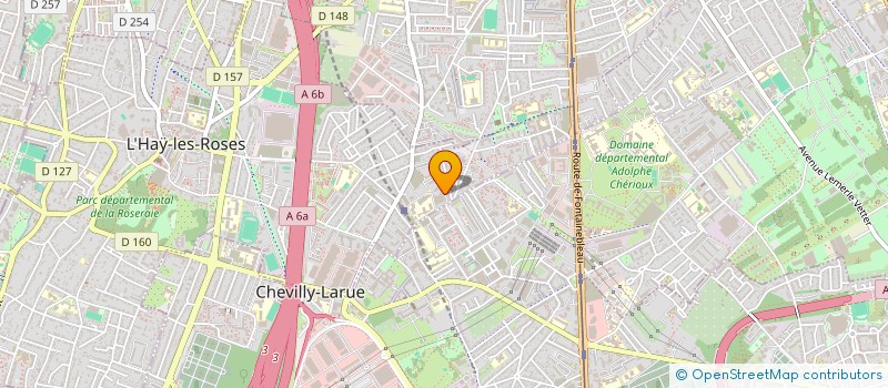 localisation de l'entreprise MONSIEUR THIBAULT BEZPALKO  L'HAY-LES-ROSES