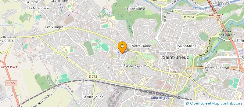 localisation de l'entreprise MONSIEUR THIBAULT BIENVENUE à SAINT-BRIEUC