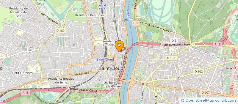 localisation de l'entreprise MONSIEUR THIBAULT BILLOIR à SAINT-CLOUD