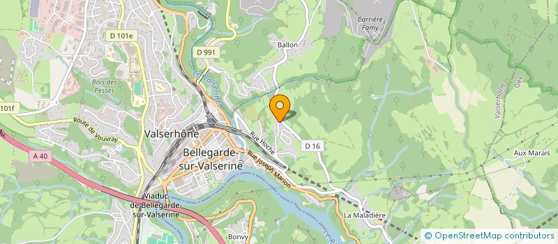 localisation de l'entreprise MONSIEUR THIBAULT BLAISE à VALSERHONE