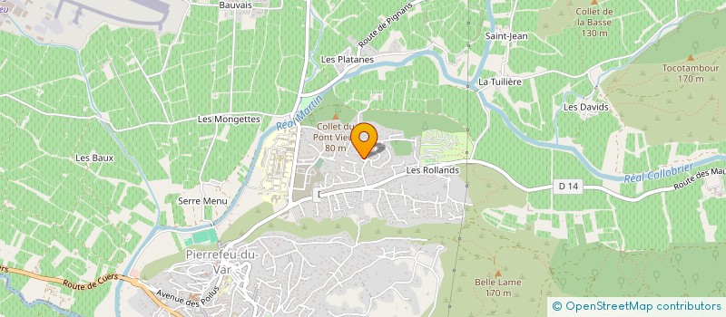 localisation de l'entreprise MONSIEUR THIBAULT BLANC à PIERREFEU-DU-VAR
