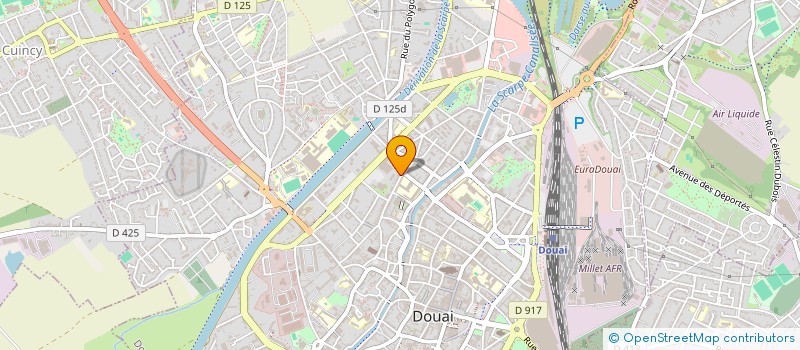 localisation de l'entreprise MONSIEUR THIBAULT BONNAFFE à DOUAI