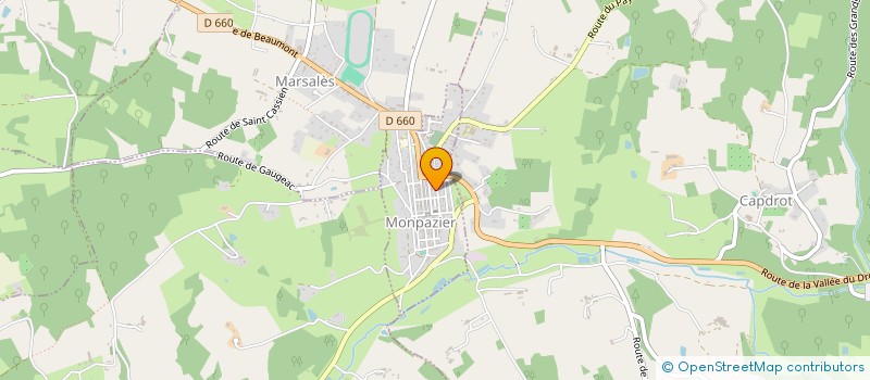 localisation de l'entreprise MONSIEUR THIBAULT BOOM  MONPAZIER