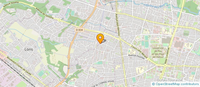 localisation de l'entreprise MONSIEUR THIBAULT BORDESOULES à BILLERE