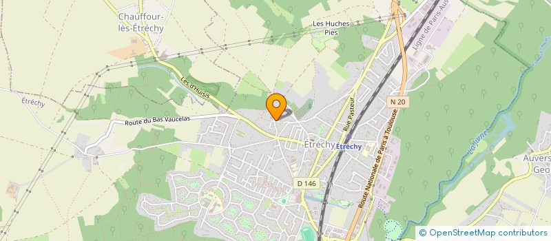 localisation de l'entreprise MONSIEUR THIBAULT BOTLAND  ETRECHY