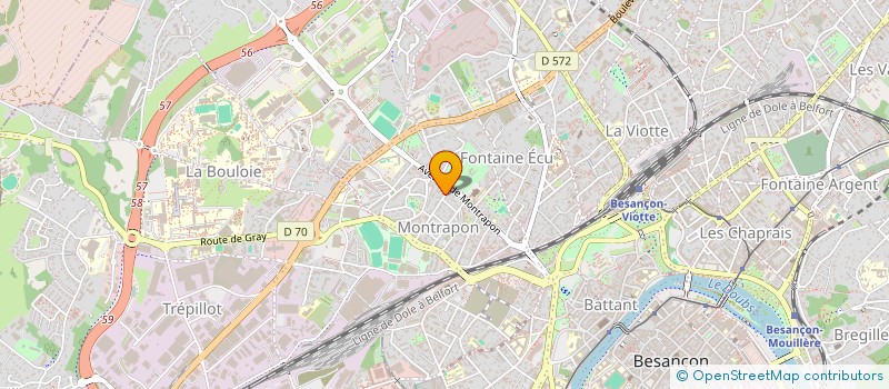 localisation de l'entreprise MONSIEUR THIBAULT BOUDAY à BESANCON