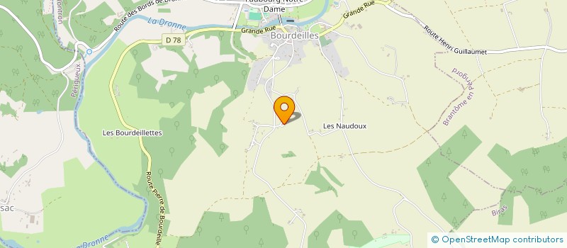 localisation de l'entreprise MONSIEUR THIBAULT BOUFFIER  BRANTOME EN PERIGORD