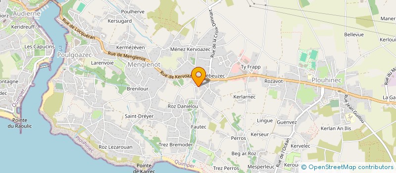 localisation de l'entreprise MONSIEUR THIBAULT BOURY  PLOUHINEC