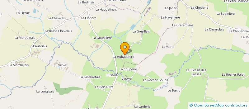 localisation de l'entreprise MONSIEUR THIBAULT BOUVET à LIVRE-SUR-CHANGEON