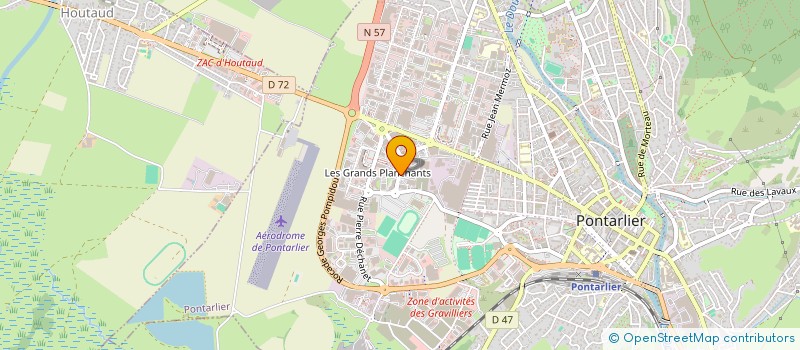 localisation de l'entreprise MONSIEUR THIBAULT BOVET  PONTARLIER