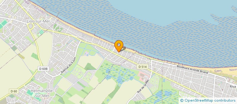 localisation de l'entreprise MONSIEUR THIBAULT BRIANE  HERMANVILLE-SUR-MER