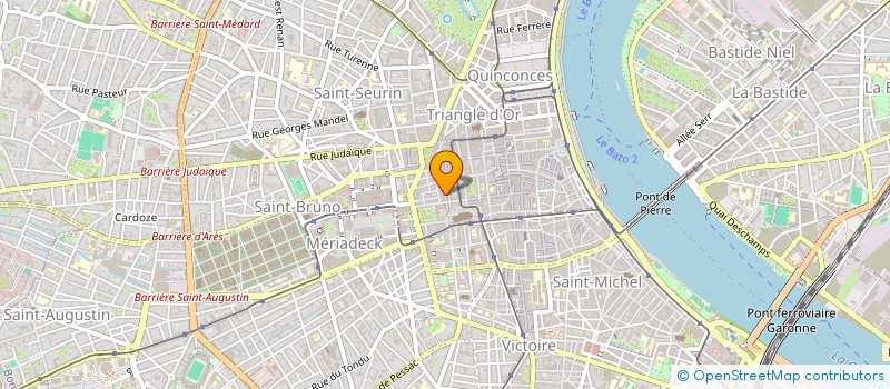 localisation de l'entreprise MONSIEUR THIBAULT BRIDET  BORDEAUX