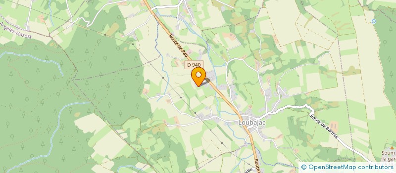 localisation de l'entreprise MONSIEUR THIBAULT BRUGEL  LOUBAJAC