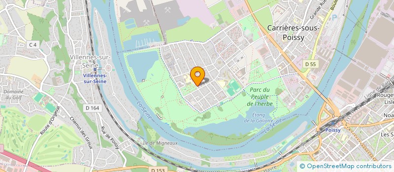 localisation de l'entreprise MONSIEUR THIBAULT BULLIOT  CARRIERES-SOUS-POISSY