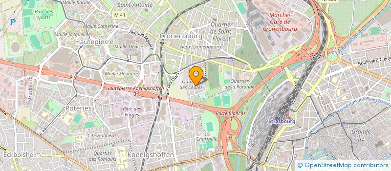 localisation de l'entreprise MONSIEUR THIBAULT CAMBUZAT à STRASBOURG