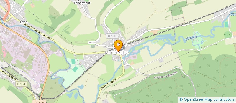 localisation de l'entreprise MONSIEUR THIBAULT CAQUELARD  MARTIN-EGLISE