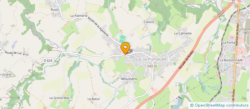 localisation de l'entreprise MONSIEUR THIBAULT CARINI  LUC-LA-PRIMAUBE
