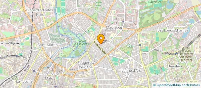 localisation de l'entreprise MONSIEUR THIBAULT CARLINI  RENNES