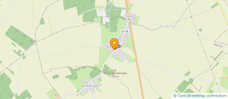 localisation de l'entreprise MONSIEUR THIBAULT CARRIERE  WARLUS