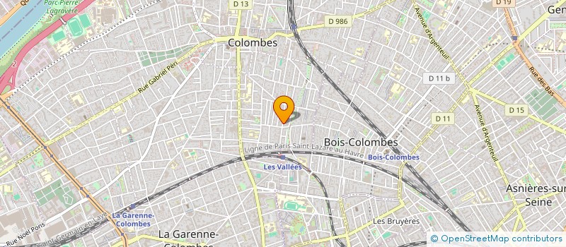 localisation de l'entreprise MONSIEUR THIBAULT CARTIER à COLOMBES