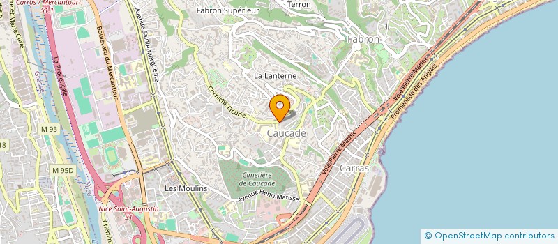 localisation de l'entreprise MONSIEUR THIBAULT CASABIANCA à NICE