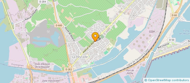 localisation de l'entreprise MONSIEUR THIBAULT CASANO à FRONTIGNAN