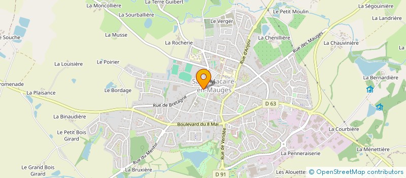 localisation de l'entreprise MONSIEUR THIBAULT CASIER  SEVREMOINE