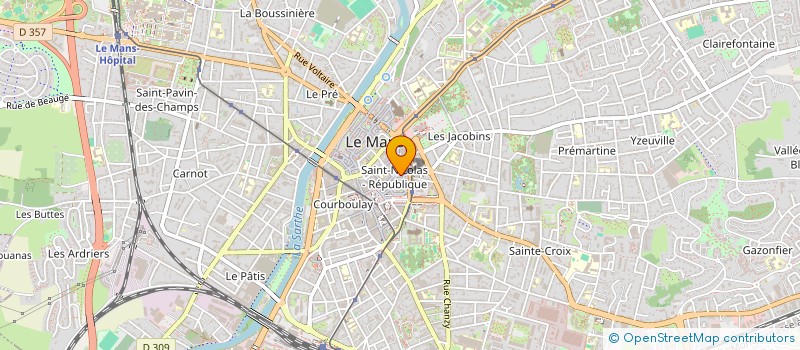 localisation de l'entreprise MONSIEUR THIBAULT CASTEIGTS à LE MANS