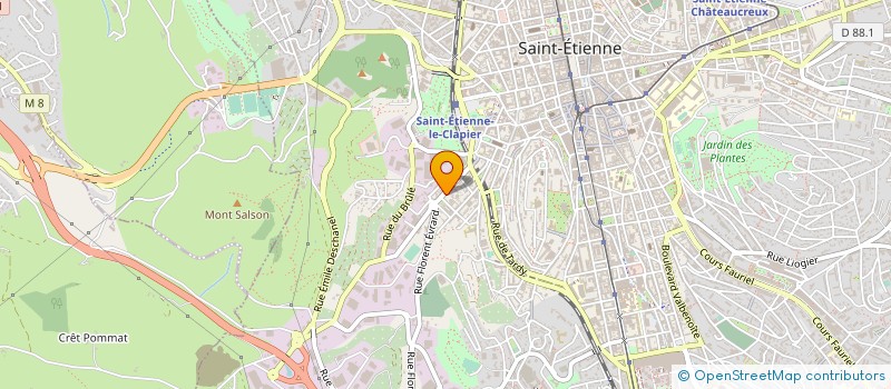 localisation de l'entreprise MONSIEUR THIBAULT CATHERINEAU  SAINT-ETIENNE