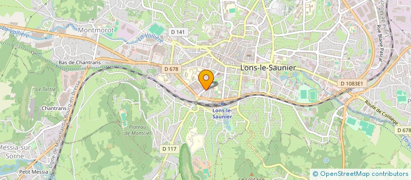 localisation de l'entreprise MONSIEUR THIBAULT CATRY à LONS-LE-SAUNIER