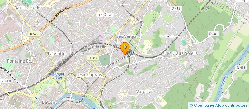 localisation de l'entreprise MONSIEUR THIBAULT CAVART  BESANCON