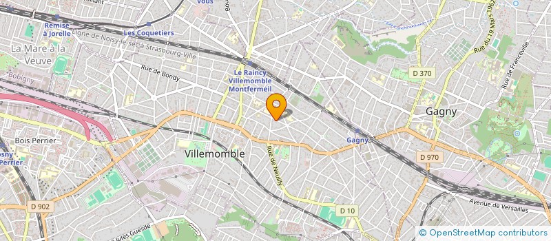 localisation de l'entreprise MONSIEUR THIBAULT CHAMORAND  VILLEMOMBLE