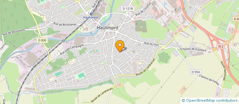 localisation de l'entreprise MONSIEUR THIBAULT CHANCELIER  HAUTMONT