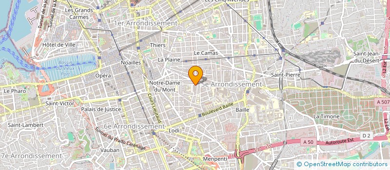 localisation de l'entreprise MONSIEUR THIBAULT CHAPERON à MARSEILLE