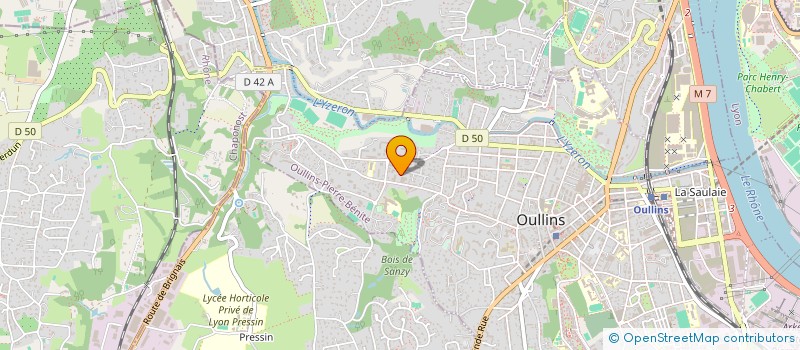 localisation de l'entreprise MONSIEUR THIBAULT CHAPUIS  OULLINS-PIERRE-BENITE